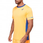 Camiseta Asics M SS TEE Orange Monaco Blue