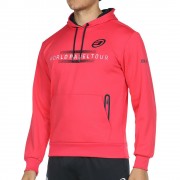 Sudadera Bullpadel Radu Neon Crimson