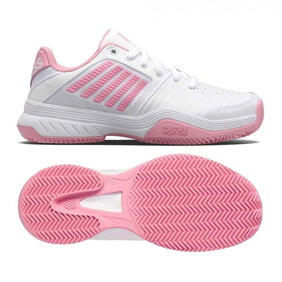 Zapatillas Kswiss Court Express HB White Sea Pink