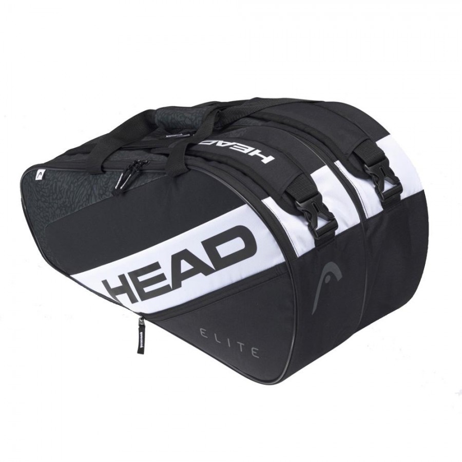 Paletero Head Elite Padel Supercombi Black White 2022