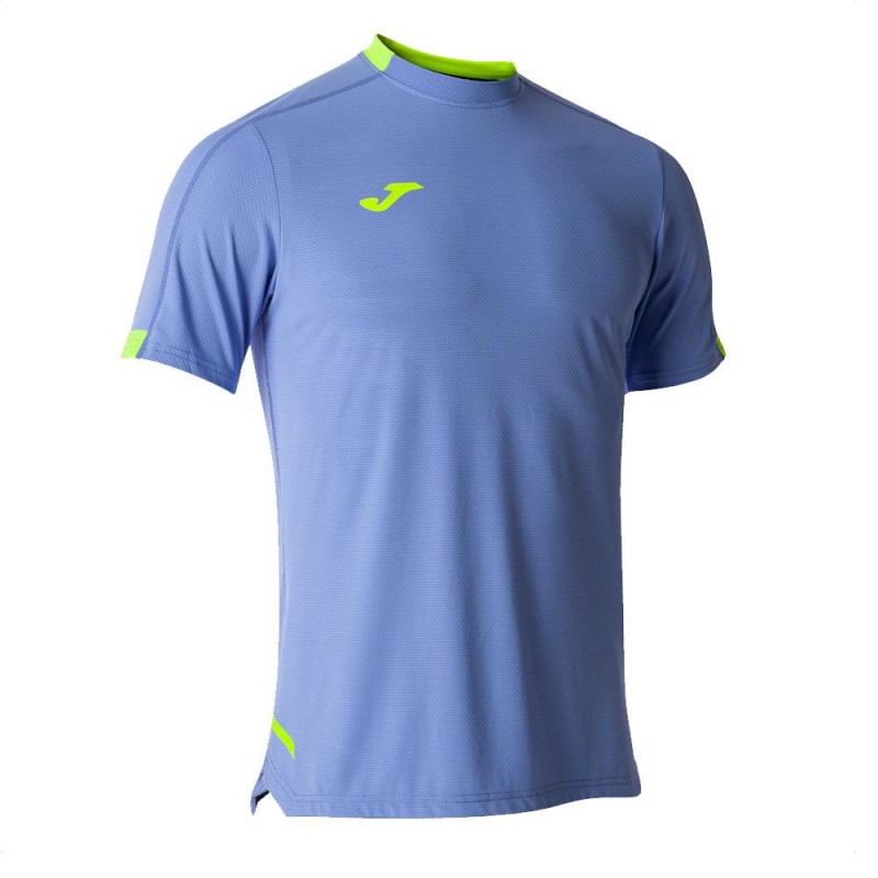 Camiseta Joma Manga Corta Smash Azul Claro