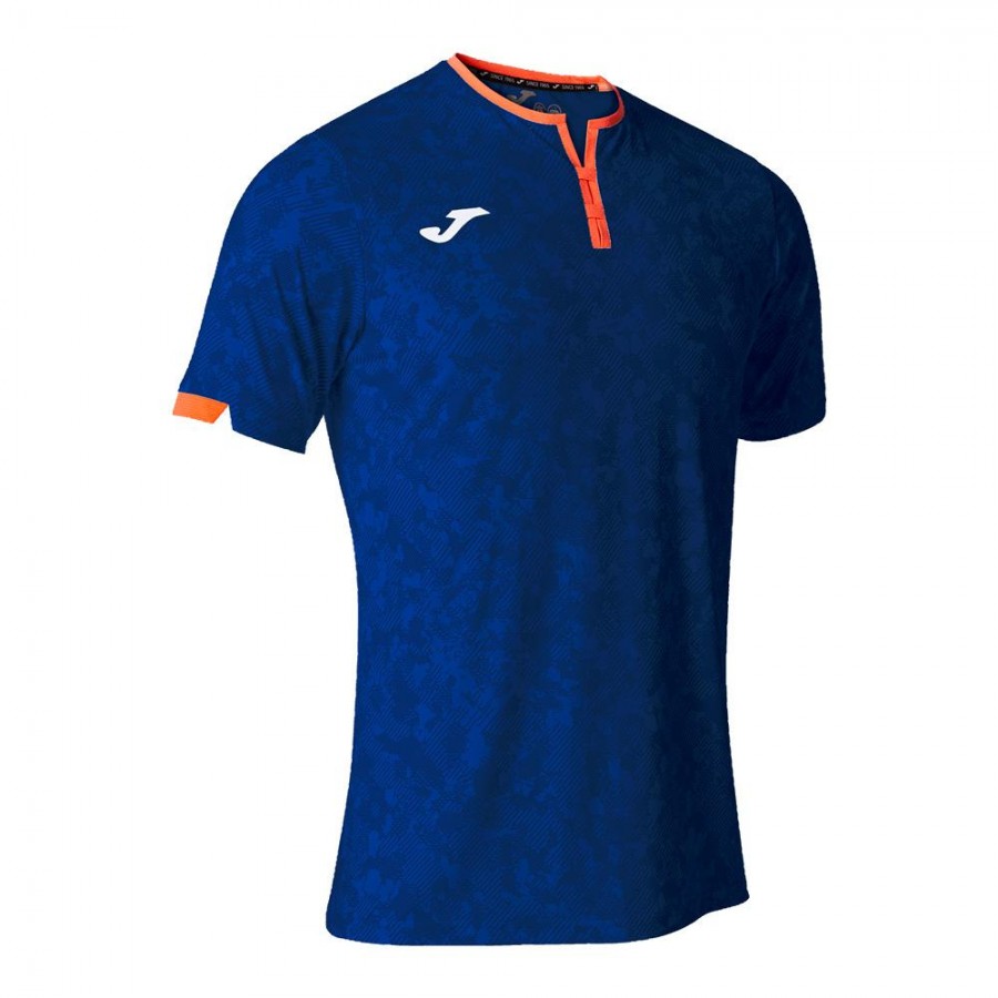 Camiseta Joma Manga Corta Challenge Azul