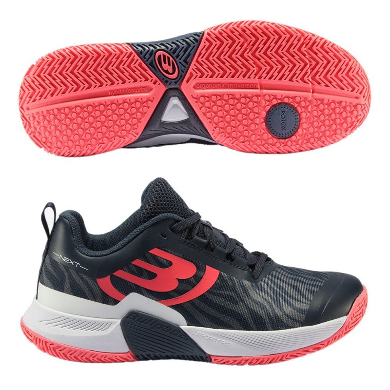 Bullpadel Next Hybrid PRO W 22 grijze schoenen