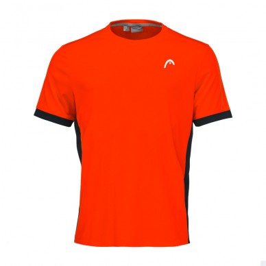 Camiseta Head Slice Heren Tangerine Zwart