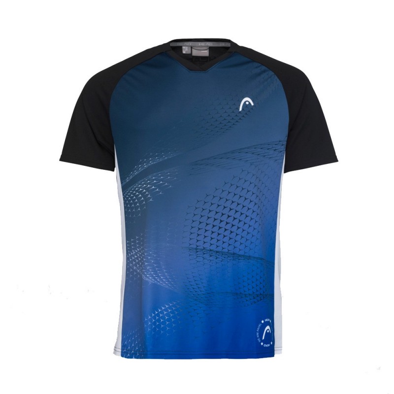 Camiseta Head Play Tech zwarte print Camiseta Head Play Tech zwarte print