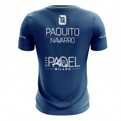 Bullpadel Manex Paquito Navarro Blauw Vigore T-shirt