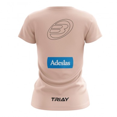 T-shirt Bullpadel Yeco Gemma Triay Zalm Fluor