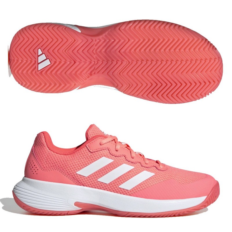 Padelschoenen Adidas Game Court 2 W Acid Rood Wit Turbo 2022 Padelschoenen Adidas Game Court 2 W Acid Rood Wit Turbo 2022