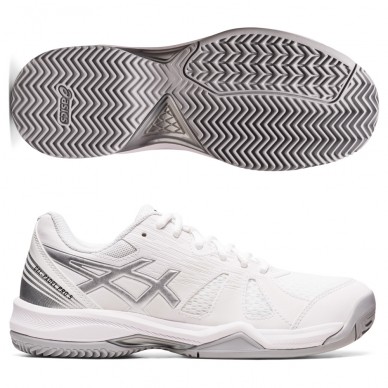 Asics Gel Padel Pro 5 white pure silver