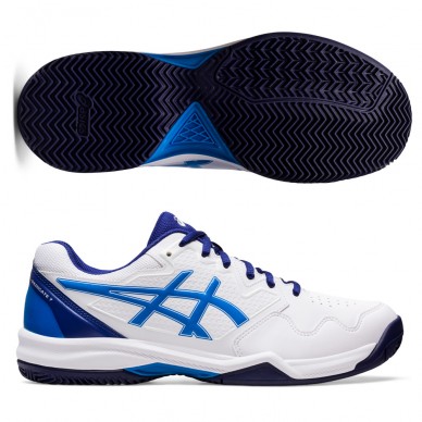 Asics Gel Dedicate 7 Clay white electric blue