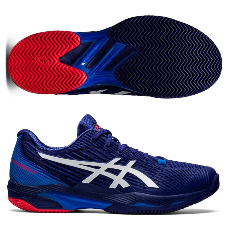 Asics Solution Speed FF 2 Clay diva blue white Asics Solution Speed FF 2 Clay diva blue white
