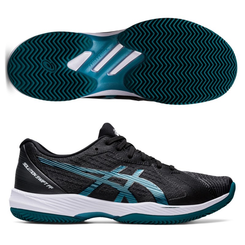 Asics Solution Swift FF Clay black misty pine Asics Solution Swift FF Clay black misty pine