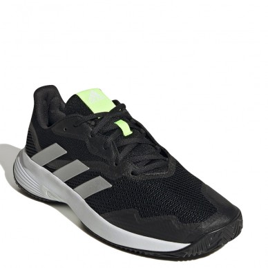 Padelschoenen Adidas Courtjam Control M core zwart zilver wit 2022