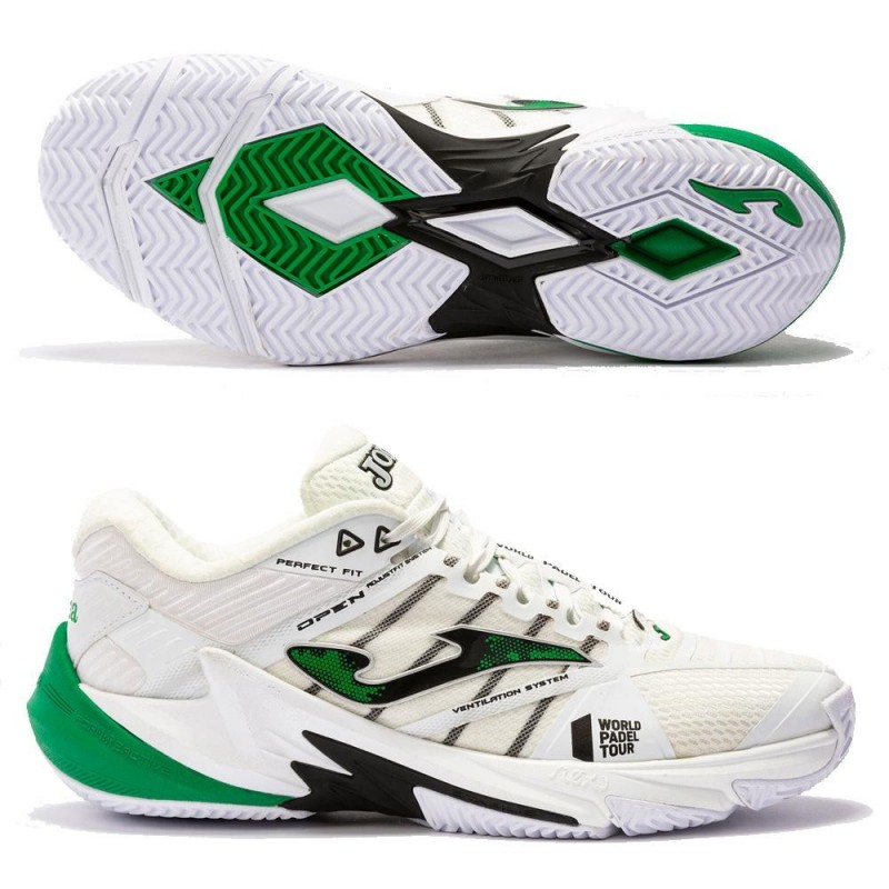 Joma T.OPEN HEREN 2202 Schoenen Wit Groen Joma T.OPEN HEREN 2202 Schoenen Wit Groen