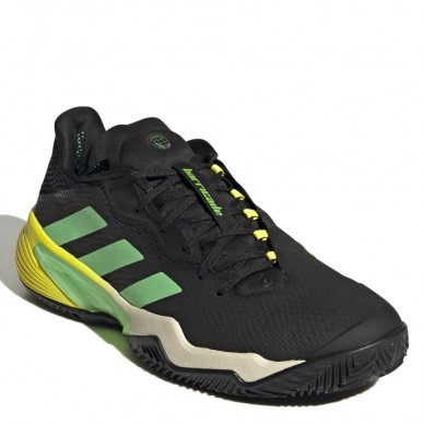 padelschoenen Adidas Barricade M Clay wit balk groen geel 2022