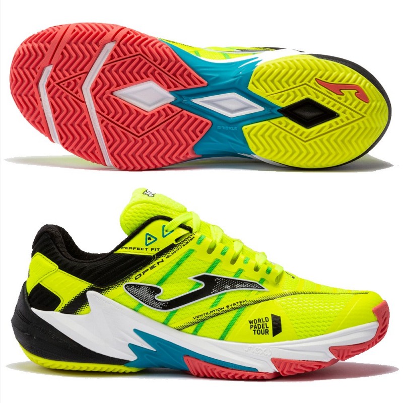 Joma T.OPEN 2209 Schoenen Fluor Geel Zwart