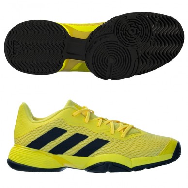 padelschoenen Adidas Barricade JR impact yellow beam yellow 2022