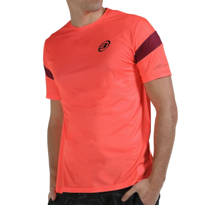 T-shirt Bullpadel Cojin koraal fluor