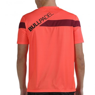 T-shirt Bullpadel Cojin koraal fluor