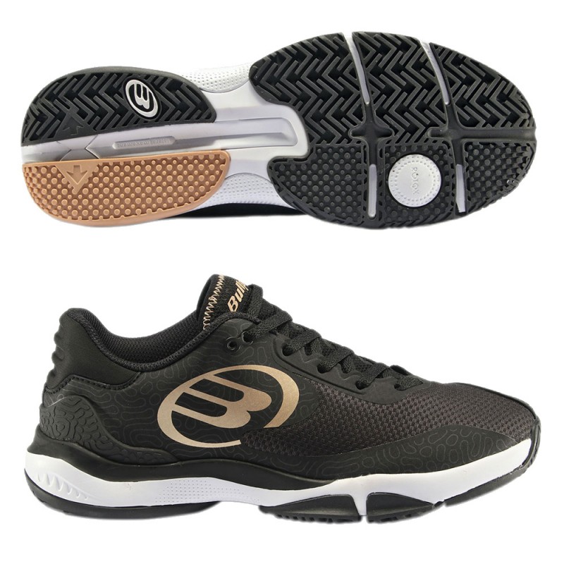 Bullpadel Flow Hybrid 22 zwarte padelschoenen Bullpadel Flow Hybrid 22 zwarte padelschoenen