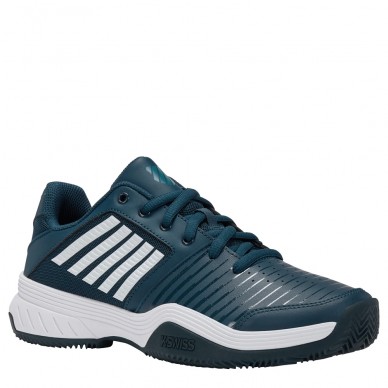 padelschoenen Kswiss Court Express HB wit koloniaal blauw