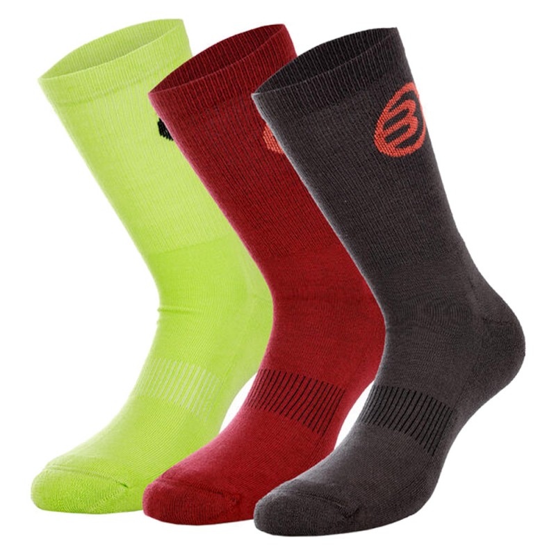 Bullpadel BP2203 FW Pack 3 kleuren sokken Bullpadel BP2203 FW Pack 3 kleuren sokken