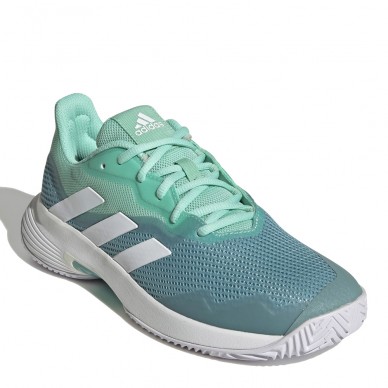 padelschoenen Adidas CourtJam Control W easy groen wit 2022