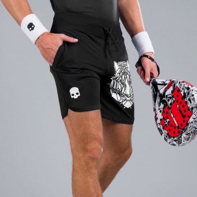 Short Waterstof Padel Tigers Tech zwart