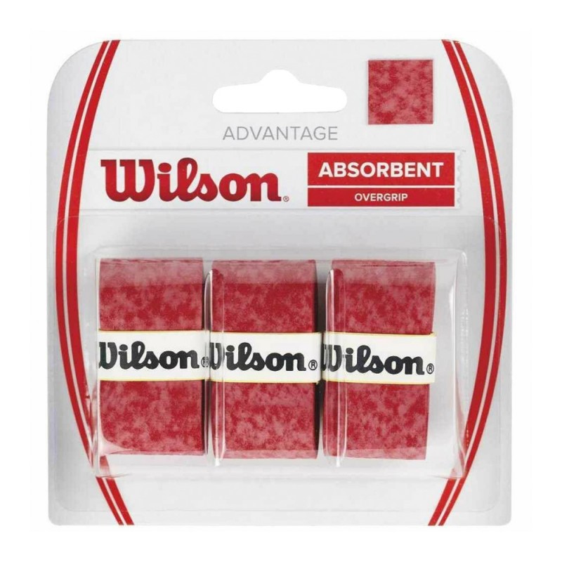 Overgrip Wilson Advantage rood x 3 Overgrip Wilson Advantage rood x 3