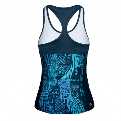 Bidi Badu Yaka Tech Tank blauw t-shirt