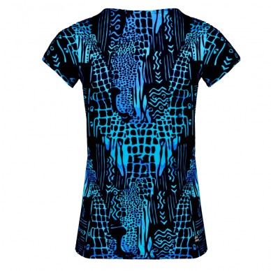 T-Shirt Bidi Badu Bella 2.0 Tech V-hals TEE donkerblauw