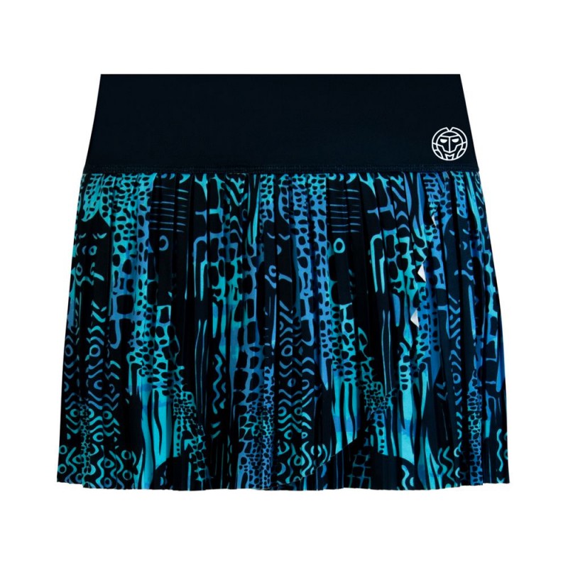 Skirt Bidi Badu Lowey Tech Plissee Blauw Skirt Bidi Badu Lowey Tech Plissee Blauw