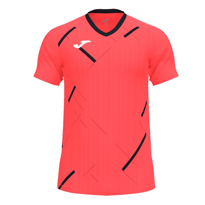 Joma Tiger III koraal zwart t-shirt