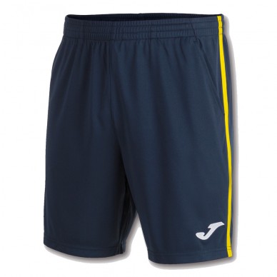 Short Joma Open III marine geel