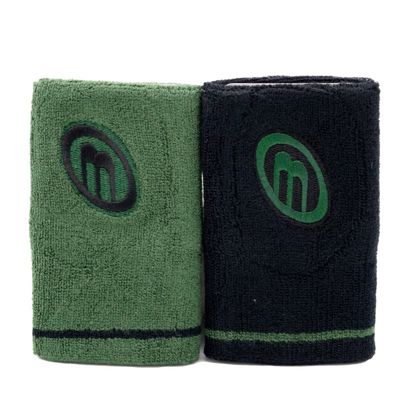 Bullpadel BPMU-22N groen zwarte wristbands Bullpadel BPMU-22N groen zwarte wristbands