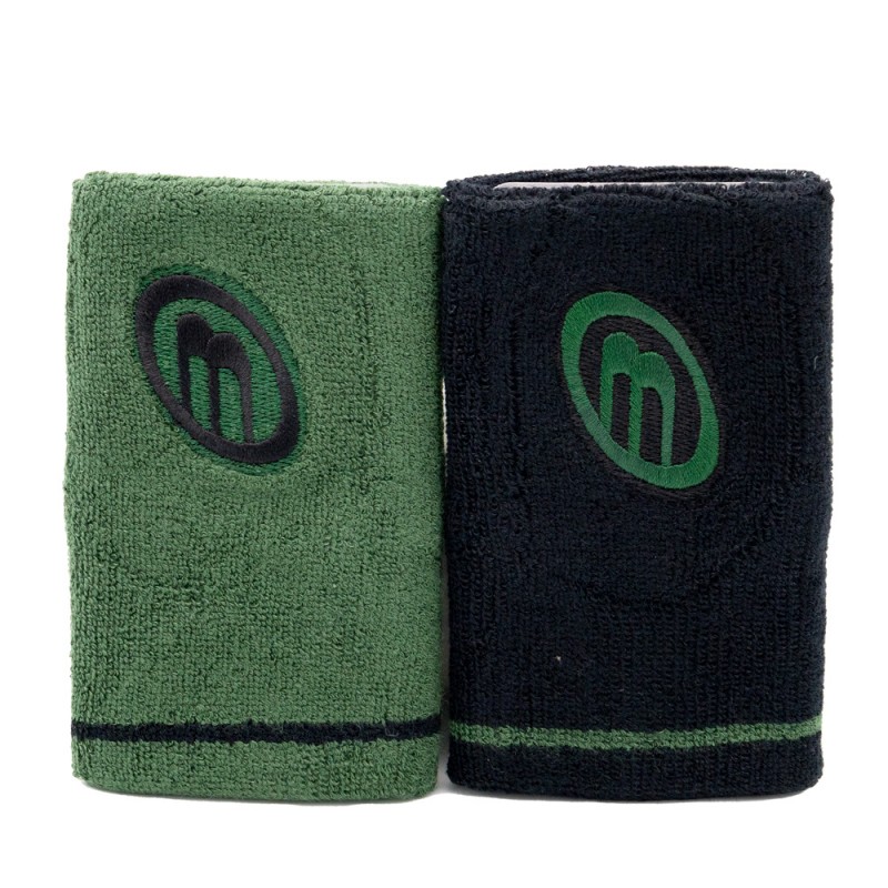 Bullpadel BPMU-22N groen zwarte wristbands