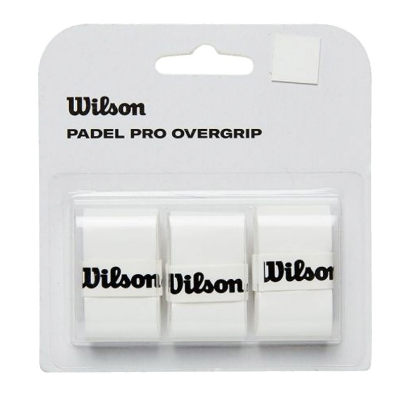 Overgrip Wilson Pro Padel 3PK blanco Overgrip Wilson Pro Padel 3PK blanco