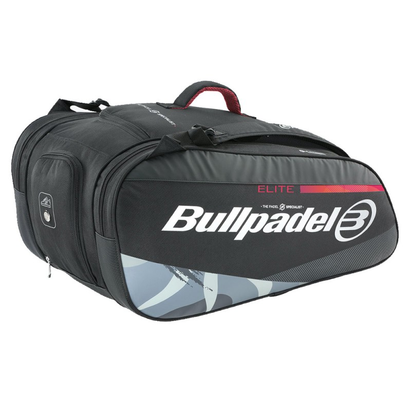 Bullpadel Elite BPP-23019 zwarte padeltas