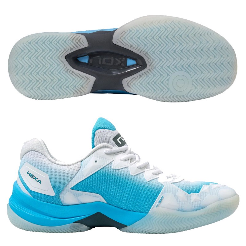 padelschoenen Nox ML10 Hexa white aquarius padelschoenen Nox ML10 Hexa white aquarius