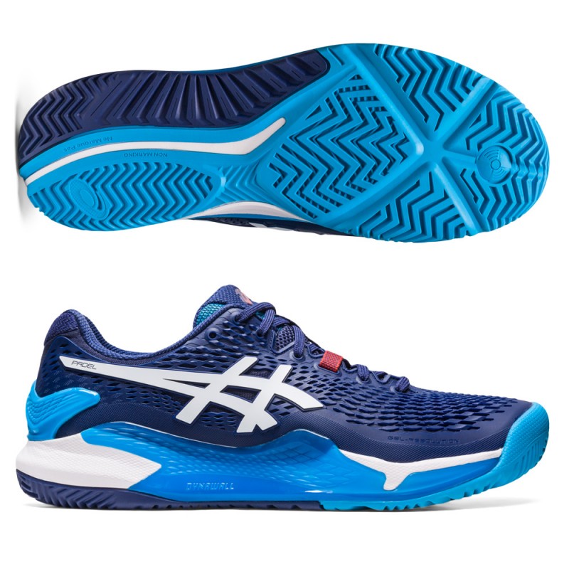 Asics Gel Resolution 9 Padel indigo blue white Asics Gel Resolution 9 Padel indigo blue white
