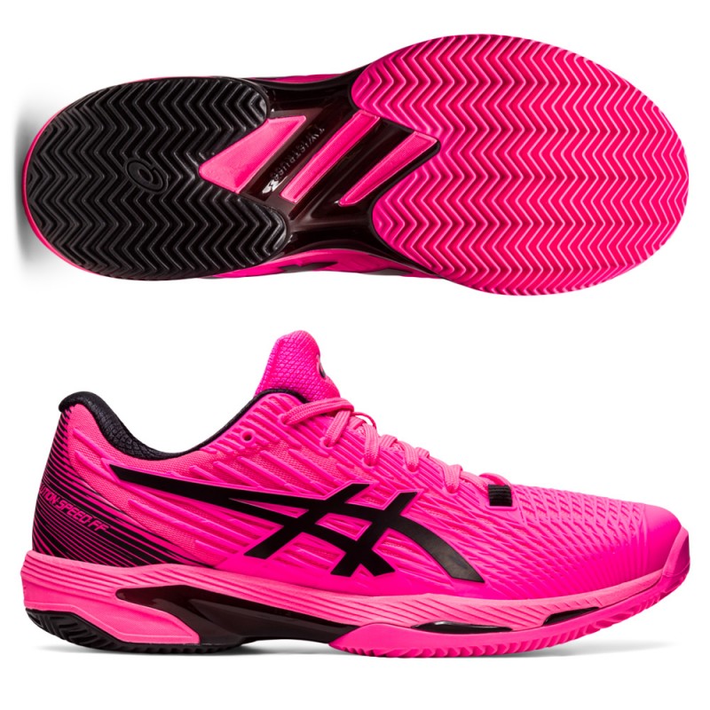 Asics Solution Speed FF 2 Clay hot pink black Asics Solution Speed FF 2 Clay hot pink black