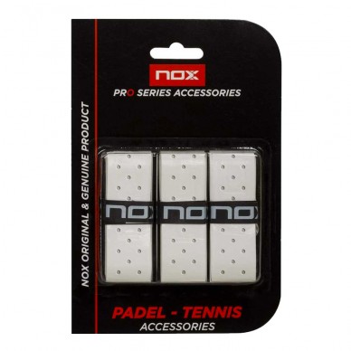 Nox Extra Grip Wit Overgrips 3 stuks