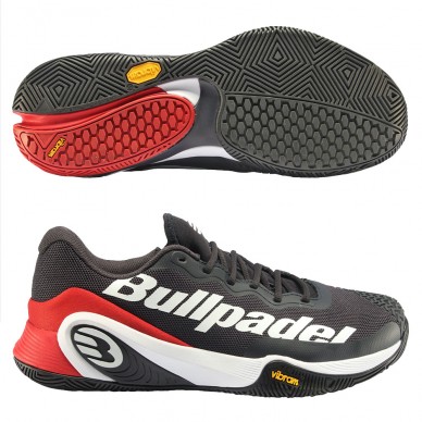 Bullpadel Hack Vibram Pro LTD 23V donkergrijze padelschoenen