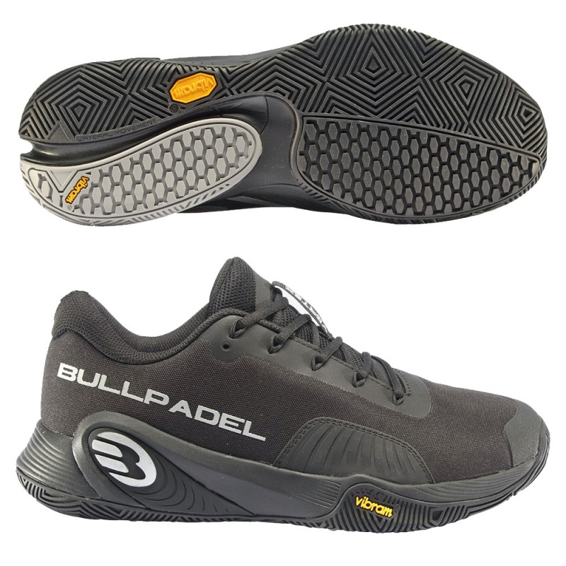 padelschoenen Bullpadel Vertex Vibram 23V zwarte