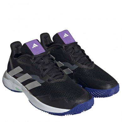 padelschoenen Adidas Courtjam Control W Clay core black silver