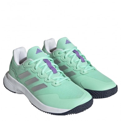 padelschoenen Adidas Gamecourt 2 W pulse mint zilver violet