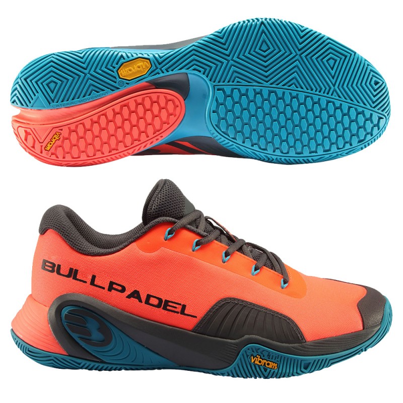 padelschoenen Bullpadel Vertex Vibram 23V koraal padelschoenen Bullpadel Vertex Vibram 23V koraal
