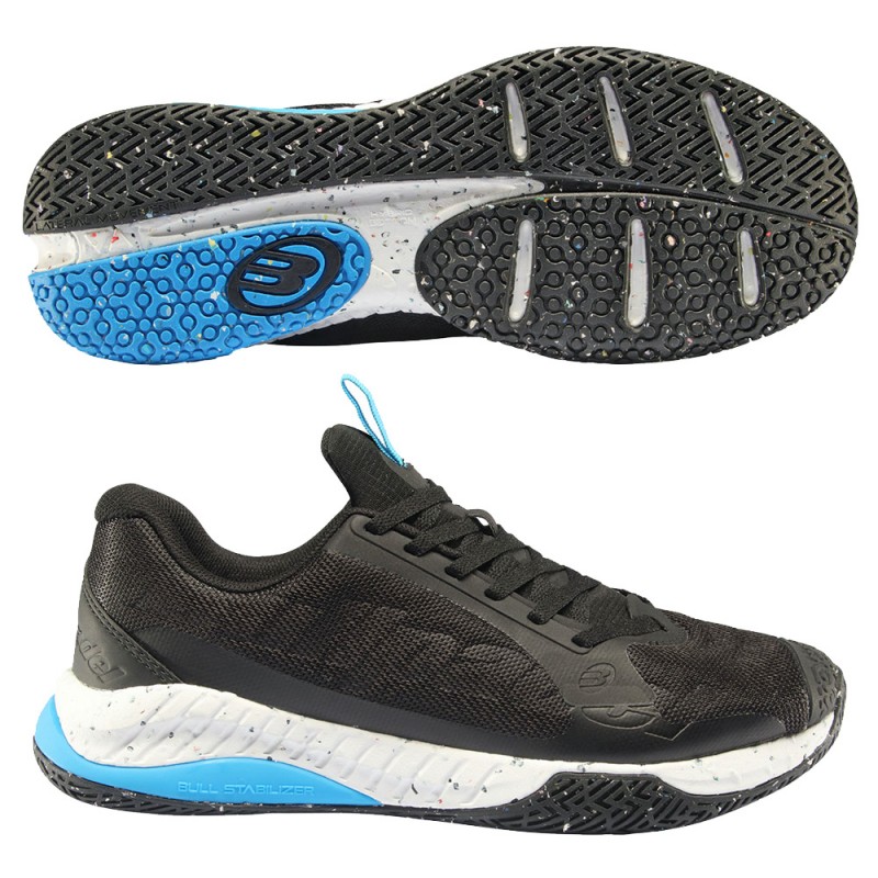 Padelschoenen Bullpadel Comfort Pro 23V zwarte Padelschoenen Bullpadel Comfort Pro 23V zwarte