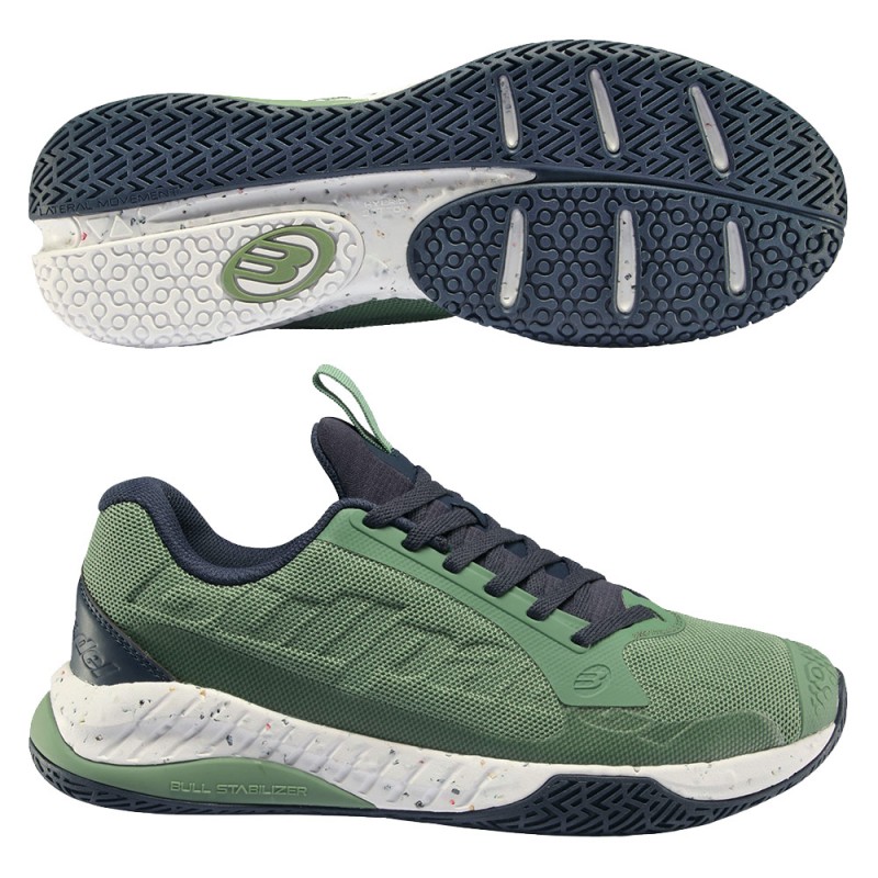 padelschoenen Bullpadel Comfort Pro 23V groene padelschoenen Bullpadel Comfort Pro 23V groene