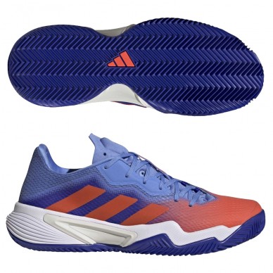 padelschoenen Adidas Barricade M Clay lucid blue solar red blue 2023